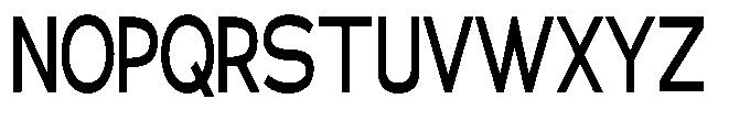 Klovert Semi Bold Condensed Font UPPERCASE