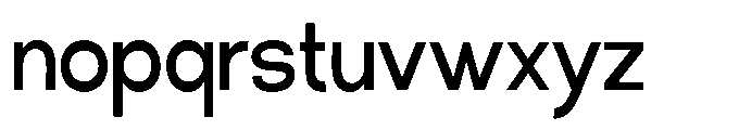 Klovert Semi Bold Semi Condensed Font LOWERCASE