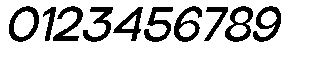 Klovert Semi Bold Slant Font OTHER CHARS