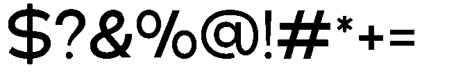 Klovert Semi Bold Font OTHER CHARS