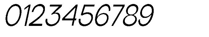 Klovert Semi Condensed Slant Font OTHER CHARS