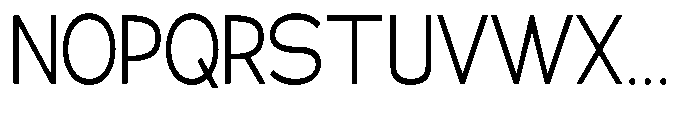 Klovert Semi Condensed Font UPPERCASE