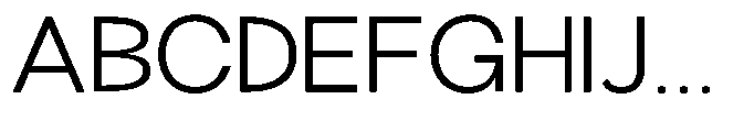 Klovert Semi Expanded Font UPPERCASE