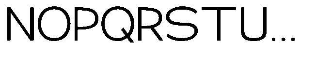 Klovert Semi Expanded Font UPPERCASE