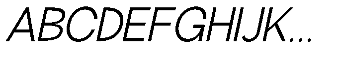 Klovert Slant Font UPPERCASE