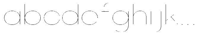 Klovert Thin Expanded FONT