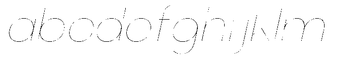 Klovert Thin Semi Expanded Slant FONT