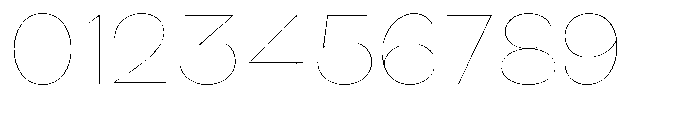 Klovert Thin Semi Expanded Font OTHER CHARS