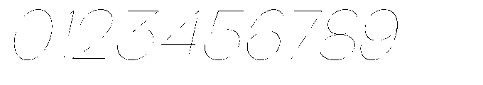 Klovert Thin Slant Font OTHER CHARS