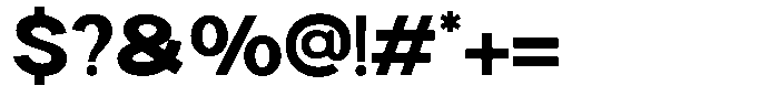 Klyno Extra Bold Font OTHER CHARS