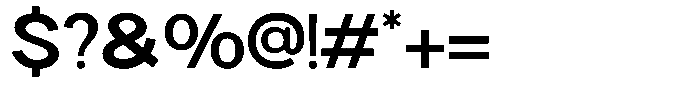 Klyno Semi Bold Font OTHER CHARS