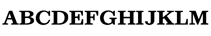 Kleukens Egyptienne Bold Font UPPERCASE