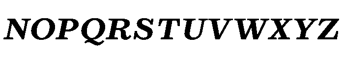Kleukens Egyptienne BoldItalic Font UPPERCASE