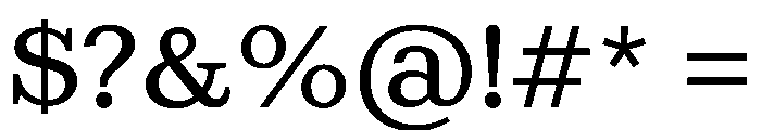 Kleukens Egyptienne Book Font OTHER CHARS