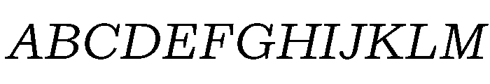 Kleukens Egyptienne Italic Font UPPERCASE