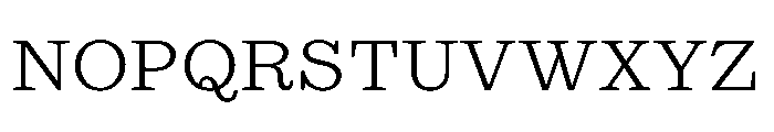 Kleukens Egyptienne Light Font UPPERCASE