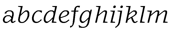 Kleukens Egyptienne LightItalic FONT