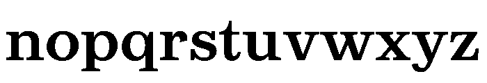 Kleukens Egyptienne Medium Font LOWERCASE