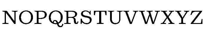 Kleukens Egyptienne Regular Font UPPERCASE