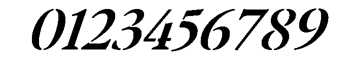 Klod MediumItalic Font OTHER CHARS