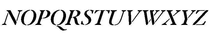 Klod MediumItalic Font UPPERCASE