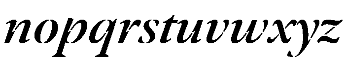 Klod MediumItalic Font LOWERCASE