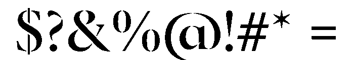 Klod Regular Font OTHER CHARS