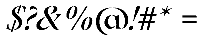 Klod RegularItalic Font OTHER CHARS