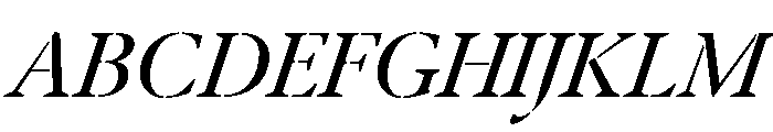 Klod RegularItalic Font UPPERCASE