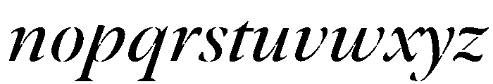 Klod RegularItalic Font LOWERCASE