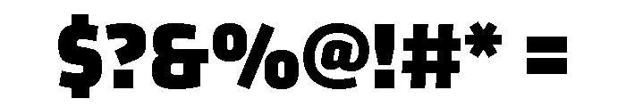 Klavika Black Font OTHER CHARS