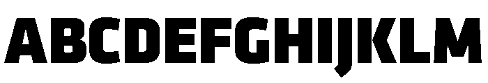 Klavika Black Font UPPERCASE