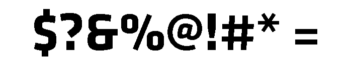 Klavika Bold Font OTHER CHARS