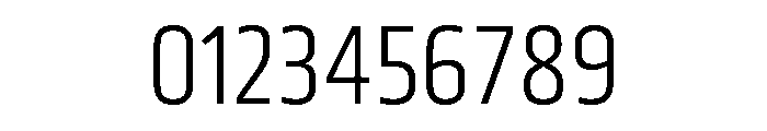 Klavika Condensed Light Font OTHER CHARS