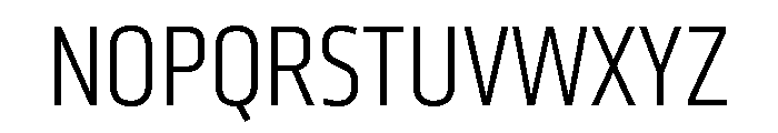 Klavika Condensed Light Font UPPERCASE