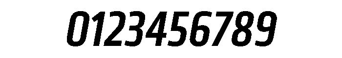Klavika Condensed Medium Italic Font OTHER CHARS