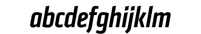 Klavika Condensed Medium Italic FONT