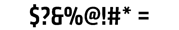 Klavika Condensed Medium Font OTHER CHARS