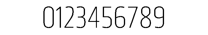Klavika Extra Light Condensed Font OTHER CHARS