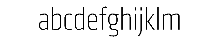 Klavika Extra Light Condensed FONT
