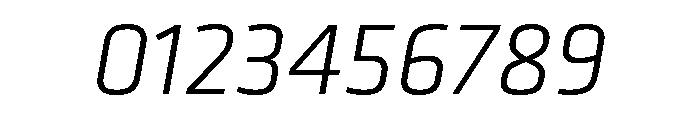 Klavika Light Italic Font OTHER CHARS