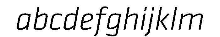 Klavika Light Italic FONT
