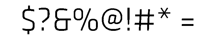 Klavika Light Font OTHER CHARS