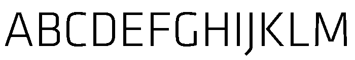 Klavika Light Font UPPERCASE