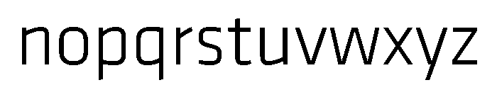 Klavika Light Font LOWERCASE