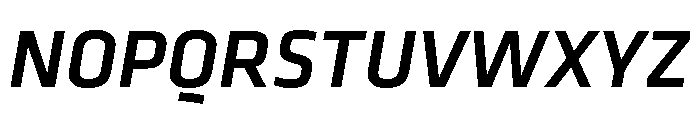 Klavika Medium Italic Font UPPERCASE