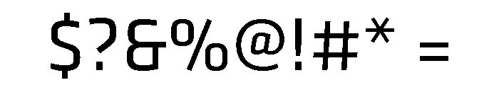 Klavika Regular Font OTHER CHARS