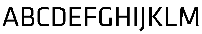 Klavika Regular Font UPPERCASE