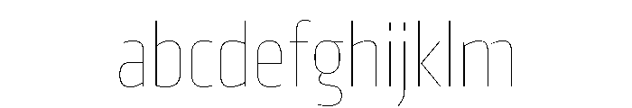 Klavika Thin Condensed FONT