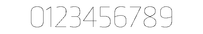 Klavika Thin Font OTHER CHARS
